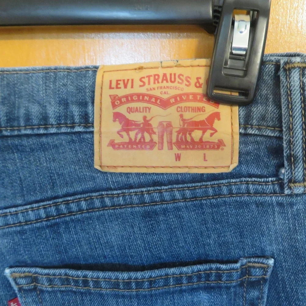 Levis 511 Slim Fit Jeans Mens 32x34 Blue Denim Medium Wash 04511-1150